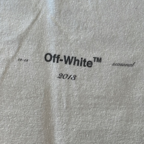Off-white 2013 Hirshleifers t shirt - Picture 2 of 7